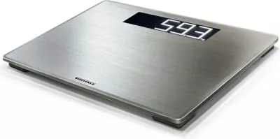Peshore personale digjitale, Soehnle Style Sense Safe 300, kapacitet 180 kg, ekran LCD i ndriçuar, çelik inoks, argjendt