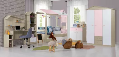 Raft librash rozë Skye Decor, Ayder New