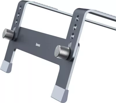 Kasë për laptop Baseus B10053100811-00, 4 nivele rregullimi, alumini, Space Grey