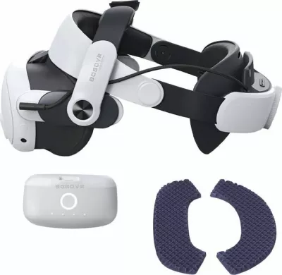 Rrip koke BOBOVR M3 Pro me bateri B2 5200mAh për Oculus Quest 3, set, shumëngjyrësh