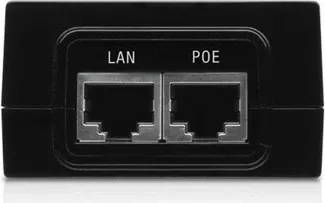 Adapter PoE Ubiquiti POE-48-24W-G, Gigabit Ethernet, 10,100,1000 Mbit/s, E zezë