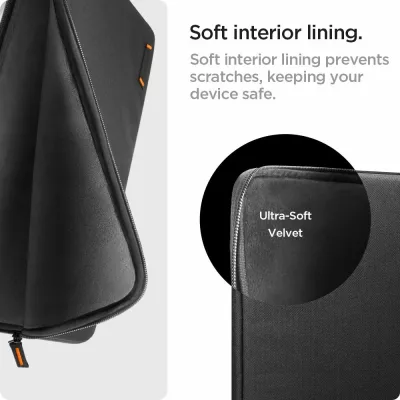Mbështjellës laptopi Spigen Basic Pouch 15-16", i zi