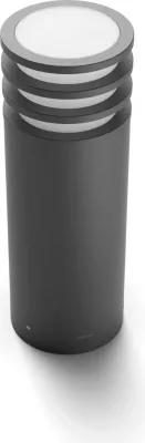 Llambë smart Philips HUE Lucca Sockel, 806lm, E27, anthracite