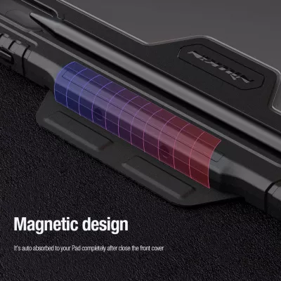 Mbështjellës Nillkin Bumper Leather Case Pro për Samsung Galaxy Tab S9+, e zezë