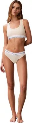 Sutjenë bralette Calvin Klein Underwear LV00QF8493, krem [Madhësia: L]