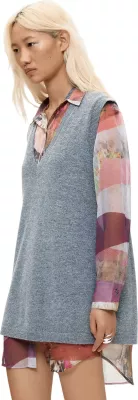 Fustan për femra Desigual VEST_NANTES 26WWVW27, i hirtë [Madhësia: XS]