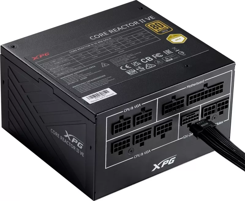 Furnizues energjie XPG COREREACTOR II VE 850W, i zi