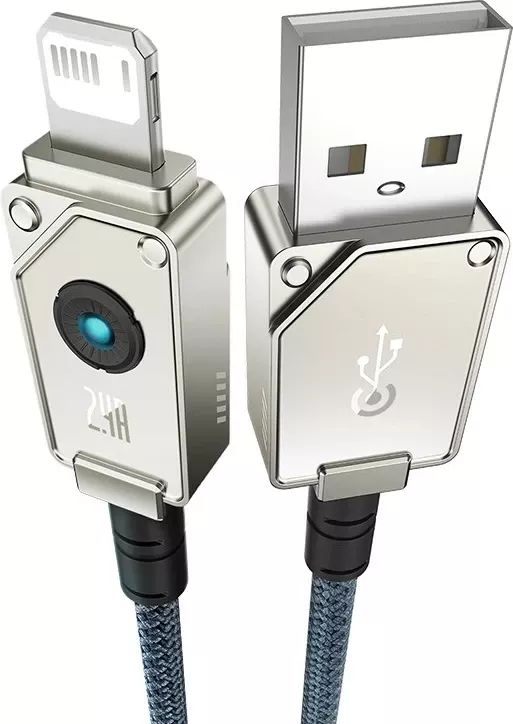 Kabllo USB Baseus Unbreakable, 2 m, 5V-2.4A, E zezë