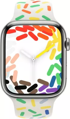 Bandë Apple 45mm Pride Edition SportBand S/M, Multikolor