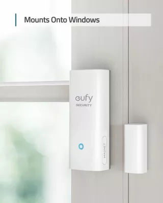 sensor dere dhe dritare Anker Eufy Security T89000D4, jetë baterie deri 2 vjet, i bardhë, set 2 copë