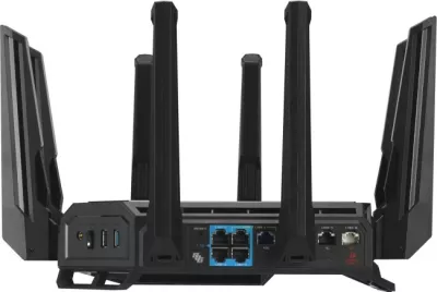Router Asus ROG Rapture GT-BE19000, tri-band, 8 antena, WiFi 7, i zi