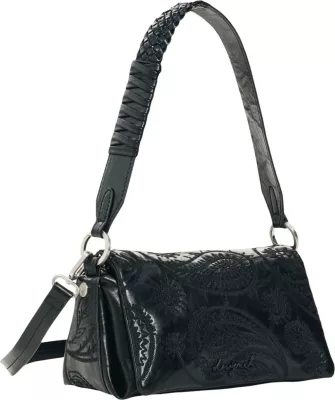 Çantë krahu për femra Desigual Siroco Naron Mini Fla 26WAXPA9, e zezë