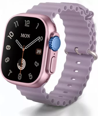 Smartwatch Moye Kronos 4 Mini 1.75\" TFT, IP67, Bluetooth 5.2, rozë, set me 7 rripa