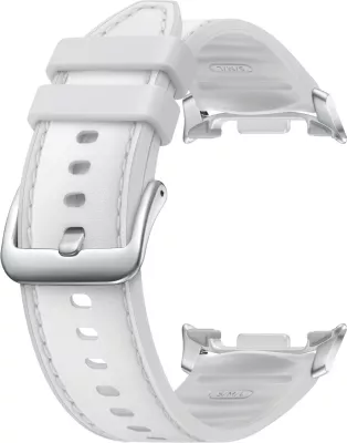 Rrip për Smartwatch Samsung, Hybrid, për Watch8 Classic, S/M & M/L, lëkurë artificiale, e bardhë