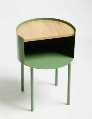 Tavolinë anësore Skye Decor, ngjyrë matcha, Espen