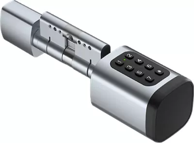 Cilindër bravë smart, Avatto, SDL-V1-S100, 100 mm, Bluetooth Tuya Smart Life, argjendtë
