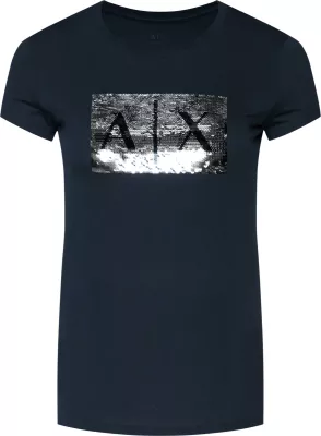 Maicë për femra Armani Exchange 8NYTDL YJ73Z, blu [Madhësia: L]