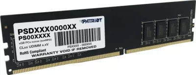 RAM Memorje Patriot Signature PSD416G32002 16GB DDR4 3200MHz CL22 1x16GB UDIMM, e zezë