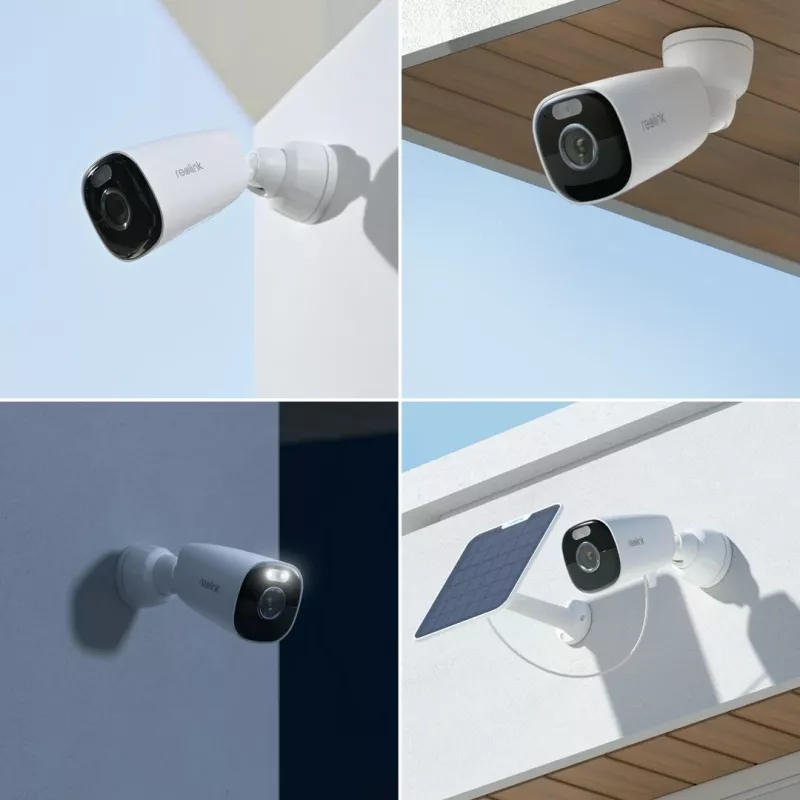 Kamerë e jashtme Reolink Argus Series B340, 5MP, Wi-Fi 5/2.4 GHz, Detektim i zgjuar, Vizion nate me ngjyra