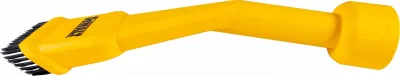 Furçë ergonomike për papastërti të fortë Dewalt DXVA00-4300E, për zorrë thithjeje 32/48/64 mm, e verdhë