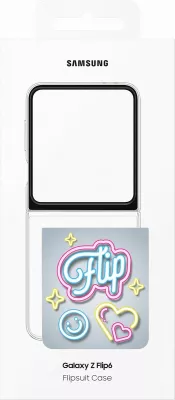 Mbështjellës Samsung Galaxy Z Flip6, 17 cm (6.7''), Transparent