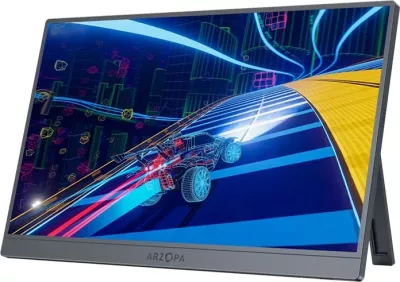 Monitor portativ Arzopa Z1FC, 16.1", 144 Hz, Full HD, Silver Gray