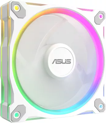 Set ventilatorë ASUS Prime MR120 Fan ARGB, 12 cm, për kasë, Bardhë, 3 copë