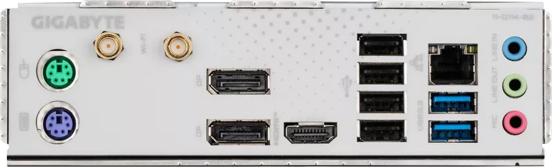 Pllakë amë Gigabyte GA-H610M GAMING WF DDR4, Socket 1700, WiFi, DDR4, e zezë/bardhë