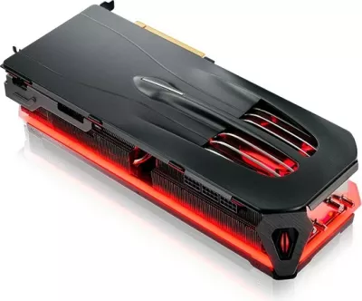Backplate PowerColor për RX 7900 Red Devil, plastik, e zezë