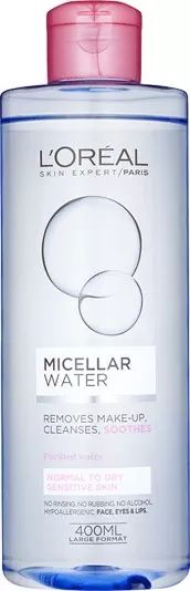 Clear Dermo Micellar Water Sensitive and Dry Skin 400ml
