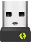 USB marrës Logitech Logi Bolt 956-000008, USB-A, deri 6 pajisje, rreze 10 m, gri/e zezë, 1 copë