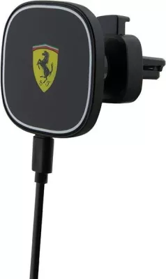 Karikues induktiv për veturë Ferrari MagSafe 15W, i zi, 2023 Collection