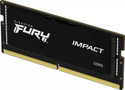RAM Memorje Kingston FURY Impact 32GB DDR5 4800MT/s SO-DIMM e zezë