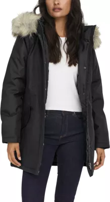 Parka për femra Only ONLNEWKATY 15300633, e zezë