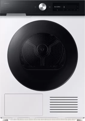 Tharëse rrobash, Samsung, DV90DB7845GEU4, 9 kg, Heat Pump, Klasa A, AI Control, Wi‑Fi, BESPOKE, e bardhë