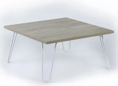 Tavolinë kafeje DIANE FH9180.01 sonama e bardhë 60x60x29Y cm