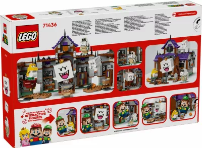 Set ndërtimi LEGO Super Mario 71436 King Boo's Haunted Mansion, shumëngjyrësh