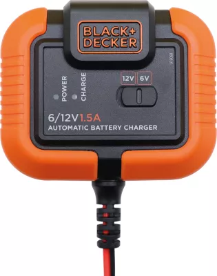 Karikues baterie Black&Decker BXAE00021 6-12V 1.5A për motoçikleta dhe vetura