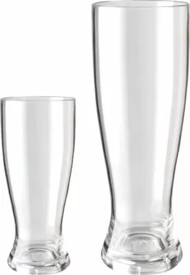 Set gota birre BRUNNER Beerglass Special 0830173N.C71, 50 cl, polikarbonat, transparente, 2 copë