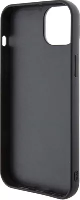 Mbështjellës Karl Lagerfeld 3D Rubber Multi Logo për iPhone 15 Plus, i zi