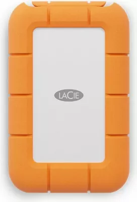 SSD ekstern LaCie Rugged Mini STMF1000400 1TB USB-C (USB 3.2 Gen 2x2) deri 2000MB/s, portokalli, me kabllo USB-C