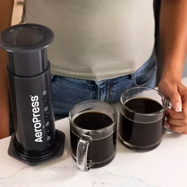 Aparat kafeje manual AeroPress XL, transparent