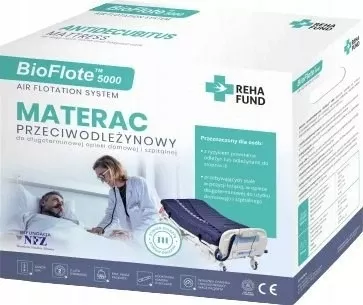 Dyshek anti-djersë BioFlote 5000, REHA FUND, deri në 160 kg, Blu