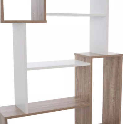 Raft librash SHAY FH8768.01 85X22X140 bardhë
