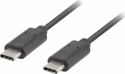 Kabllo USB-C në USB-C Lanberg CA-CMCM-10CU-0005-BK 0.5 m e zezë
