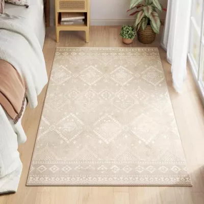 Tepih SONGMICS HOME TAR027K01 jo-rrëshqitës 120 x 170 cm, cappuccino