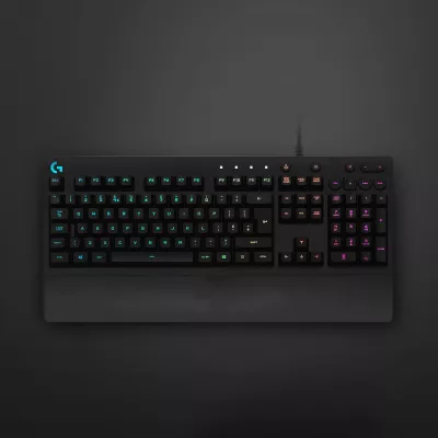 Tastierë gaming Logitech G213 Prodigy, full-size, RGB LED, QWERTZ, e zezë