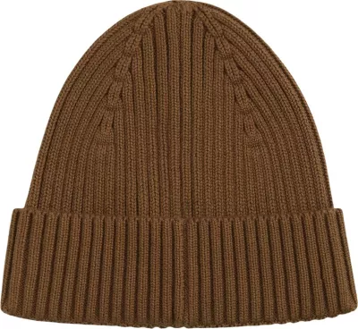 Kapelë beanie për meshkuj Tommy Hilfiger TJM Heritage Core AM0AM13669, ngjyrë baltë