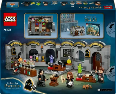 Set ndërtimi LEGO Harry Potter 76431, Kështjella Hogwarts, Klasa e Eliksirëve, multingjyrësh