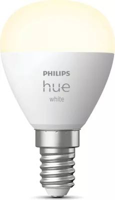 Llambë smart Philips Hue White Lustre E14, Bluetooth/Zigbee, LED, Bardhë